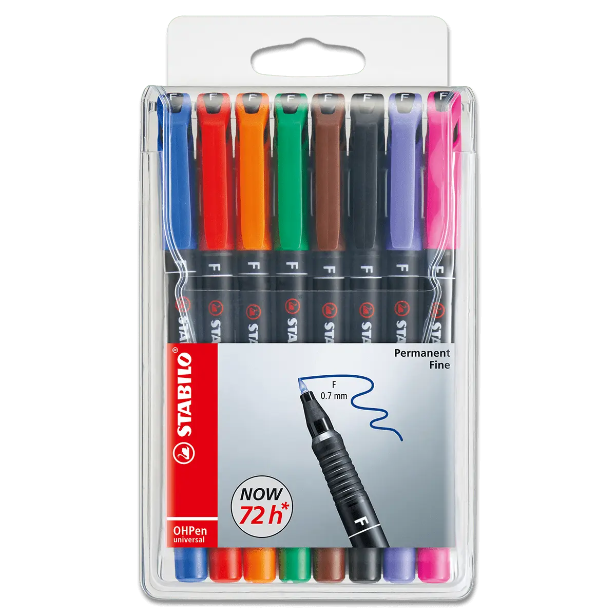 STABILO OHPen universal 842 Fine - permanentní popisovač - sada 8 barev