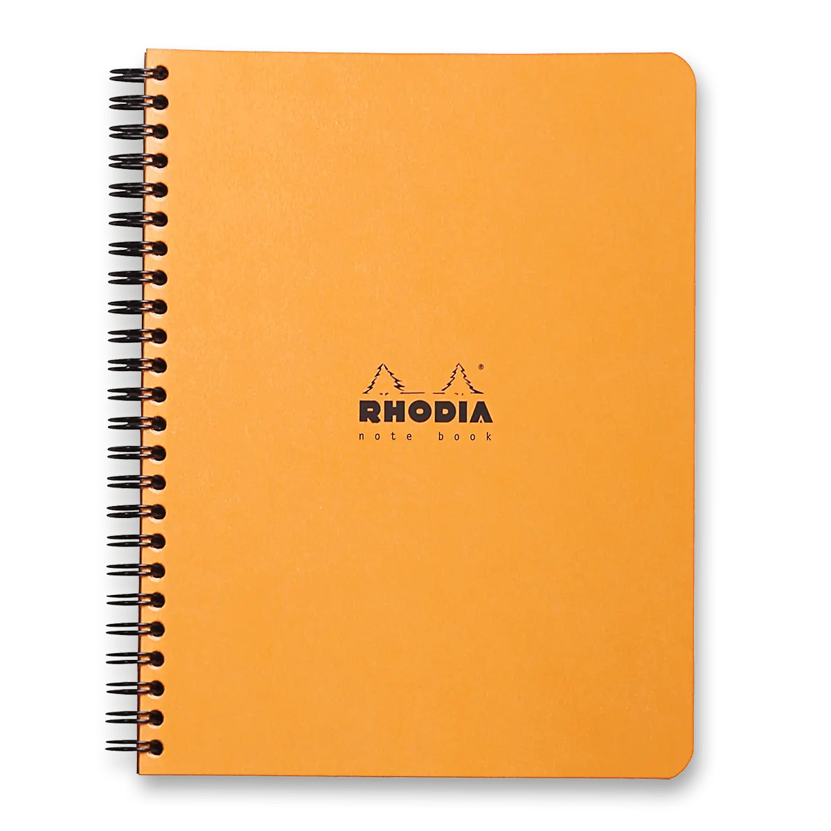 Rhodia Classic - kroužkový blok - A5+, 80 l., čtverečkovaný, oranžový