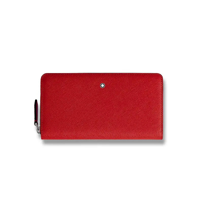 Peněženka Montblanc Sartorial Zip 12 cc, červená