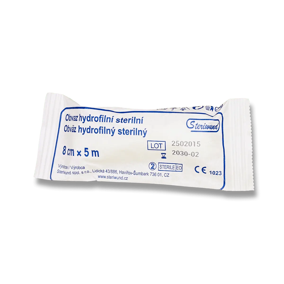 Steriwund - sterilní obinadlo - hydrofilní,