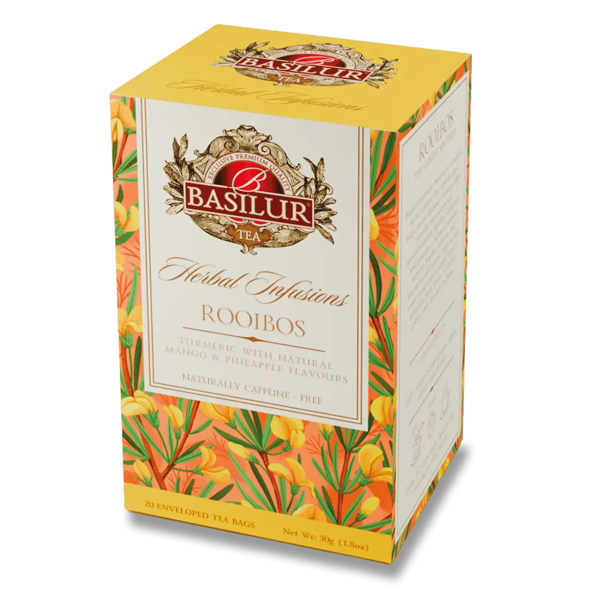 Basilur Herbal Rooibo - bylinný čaj - 25 ks