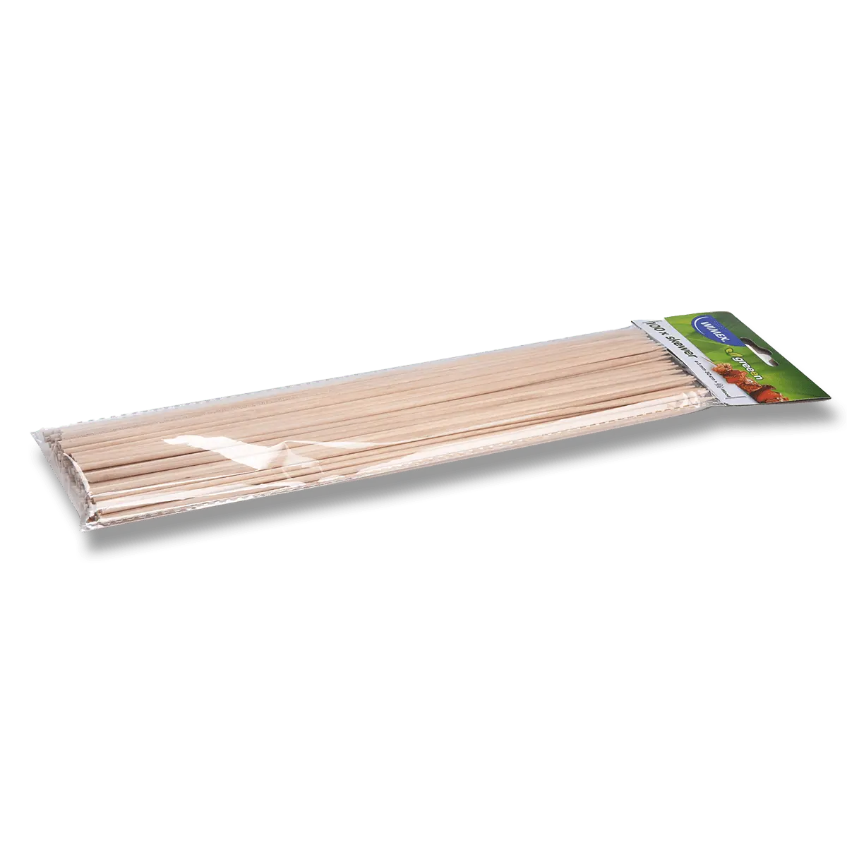 Špejle dřevěné hrocené - 3 x 300 mm, 100 ks