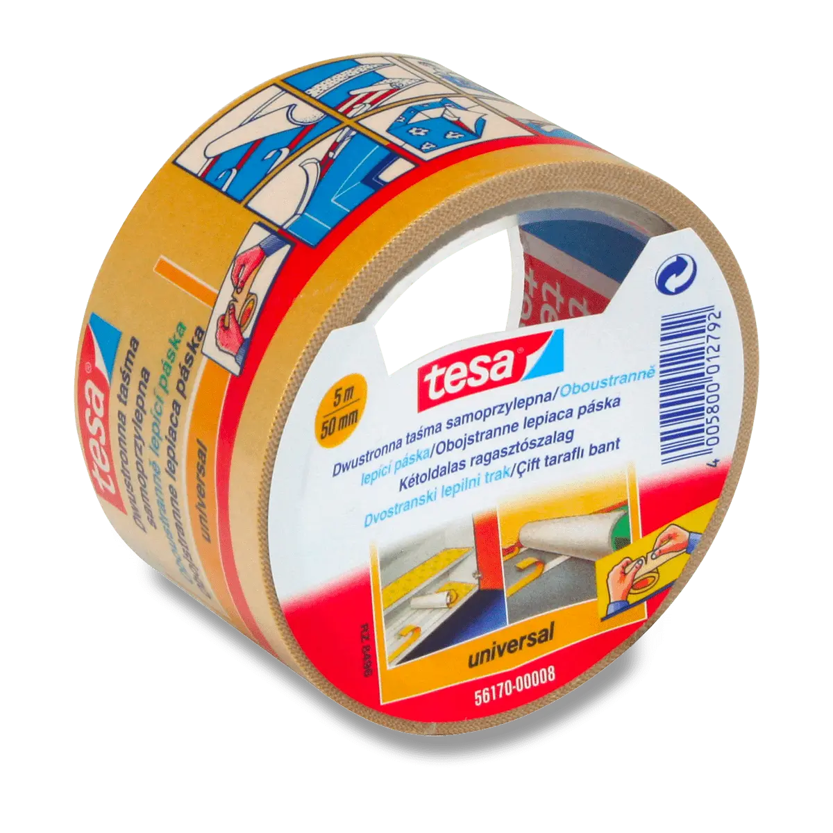 Tesa Double-sided - oboustranná kobercová páska - 50 mm ×