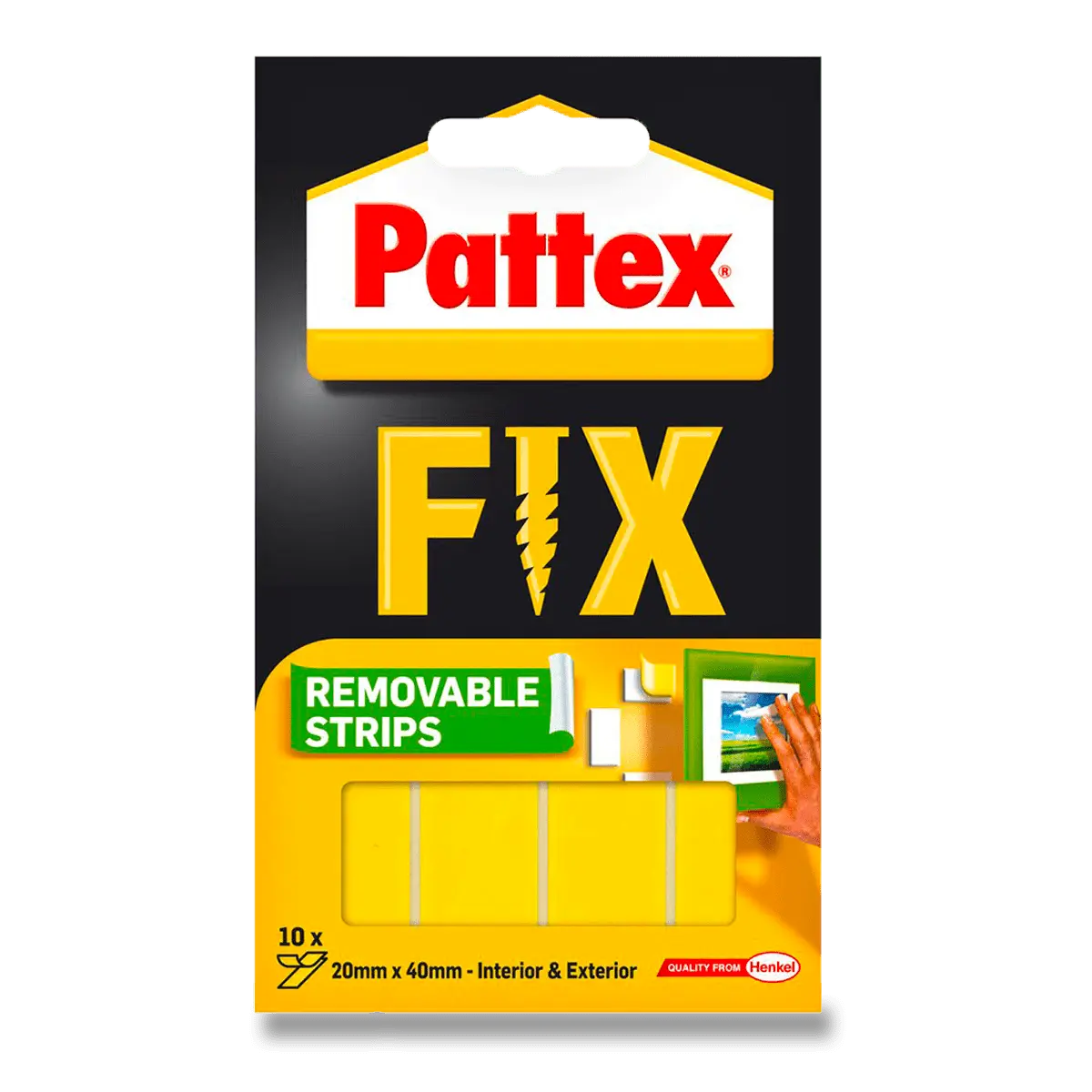 Pattex Super Fix - oboustranná lepicí páska - 4 × 2 cm, 10 ks