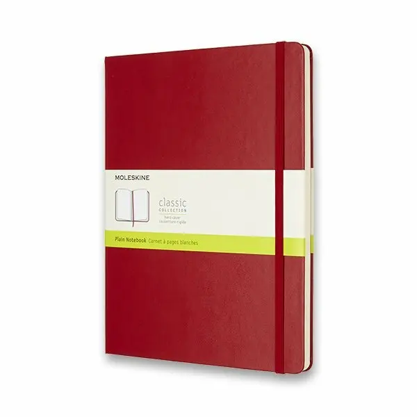 Moleskine - červený zápisník