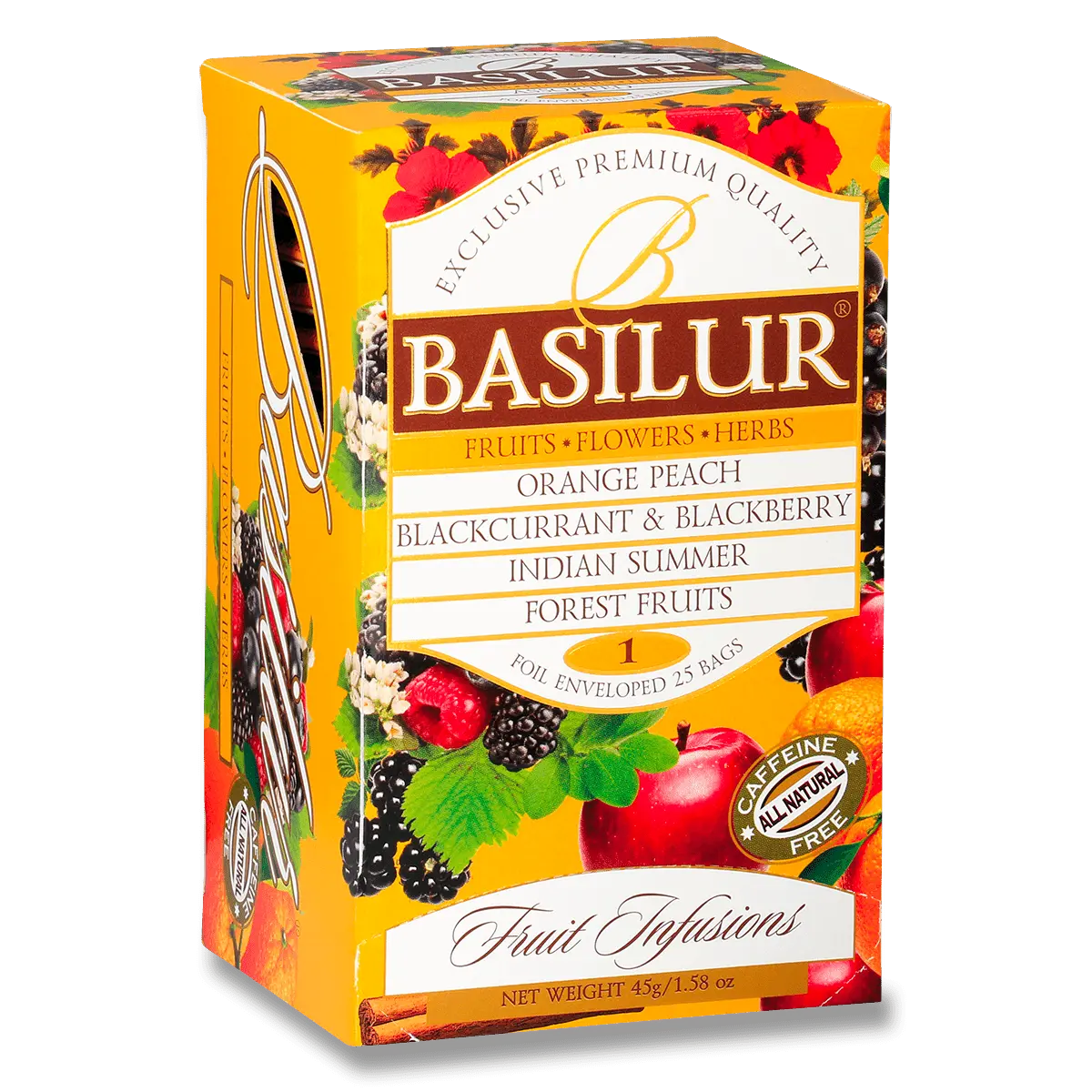 Basilur Fruit Infusions - ovocný čaj - ovocné variace