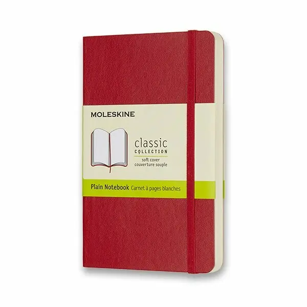 Moleskine - červený zápisník