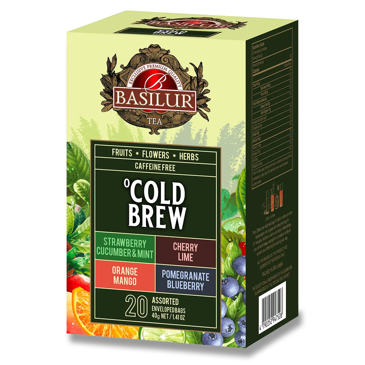 Basilur - směs ovocných ledových čajů - Cold Brew Assorted