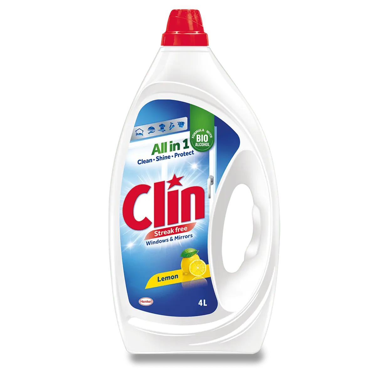 Čistící prostředek na okna Clin - citron, 4 l