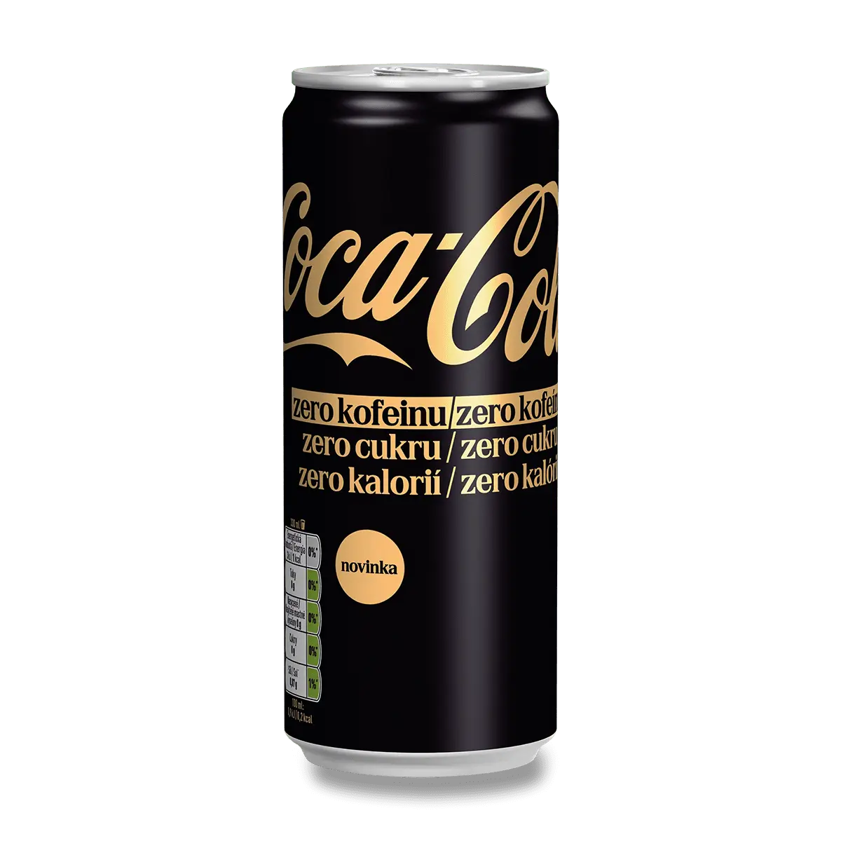 Coca-Cola Coca Cola Zero Zero - bez cukru a kofeinu, plech, 24x 0,33 l