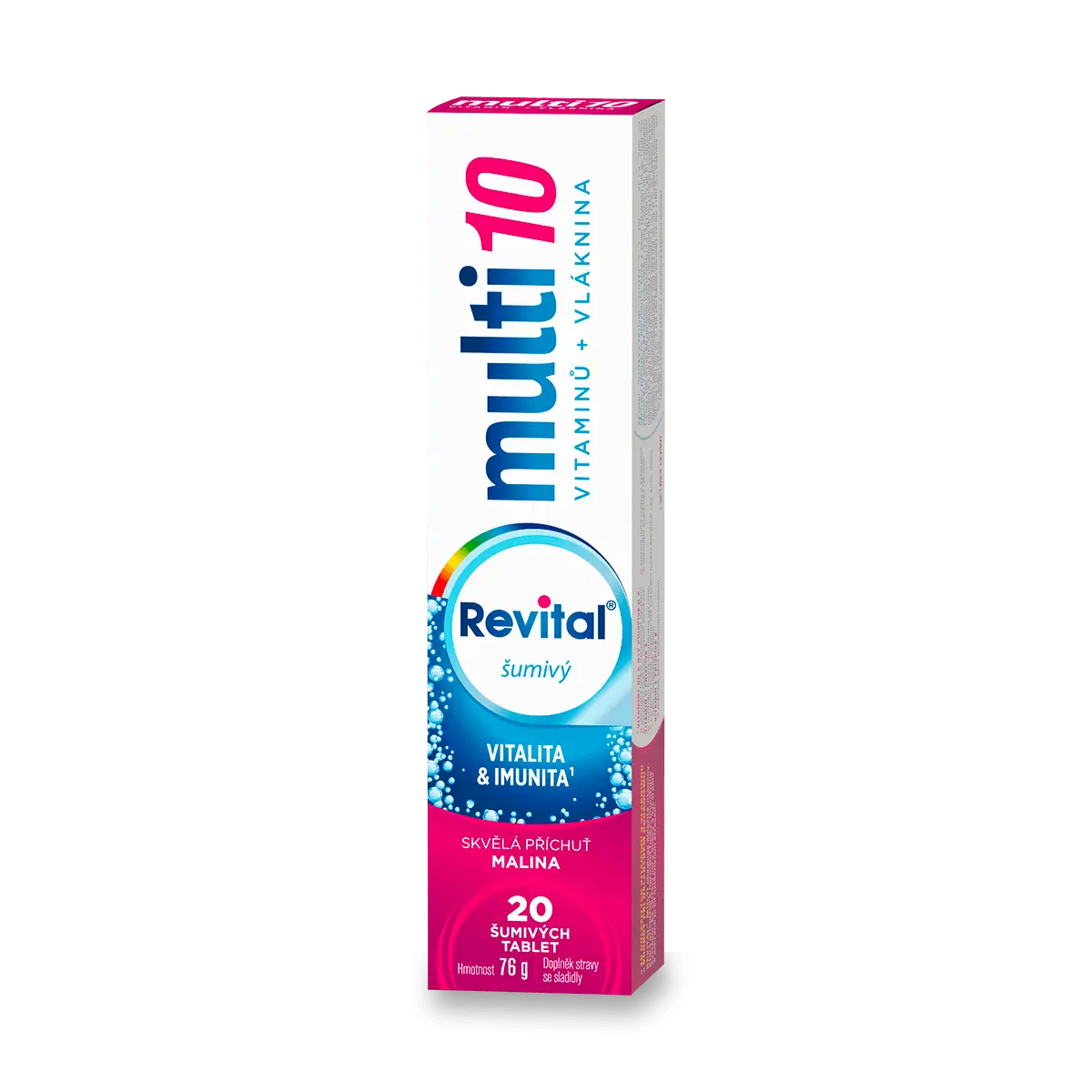 Revital Multi Malina šumivé tablety 20 ks