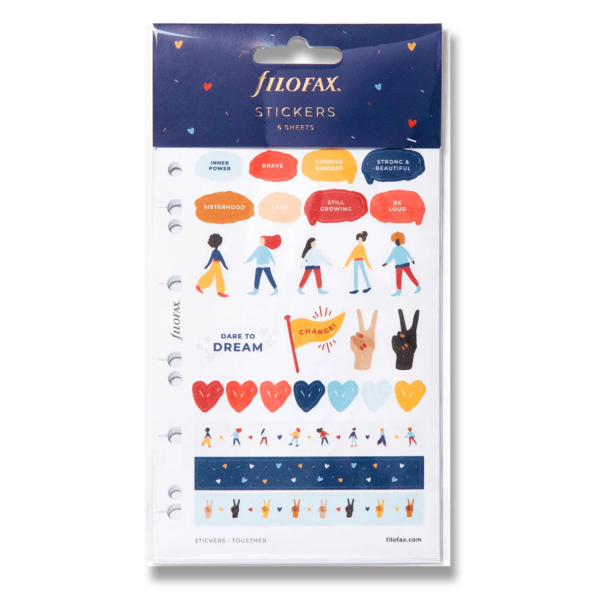 Filofax - náplň A5 - samolepky Multi Together