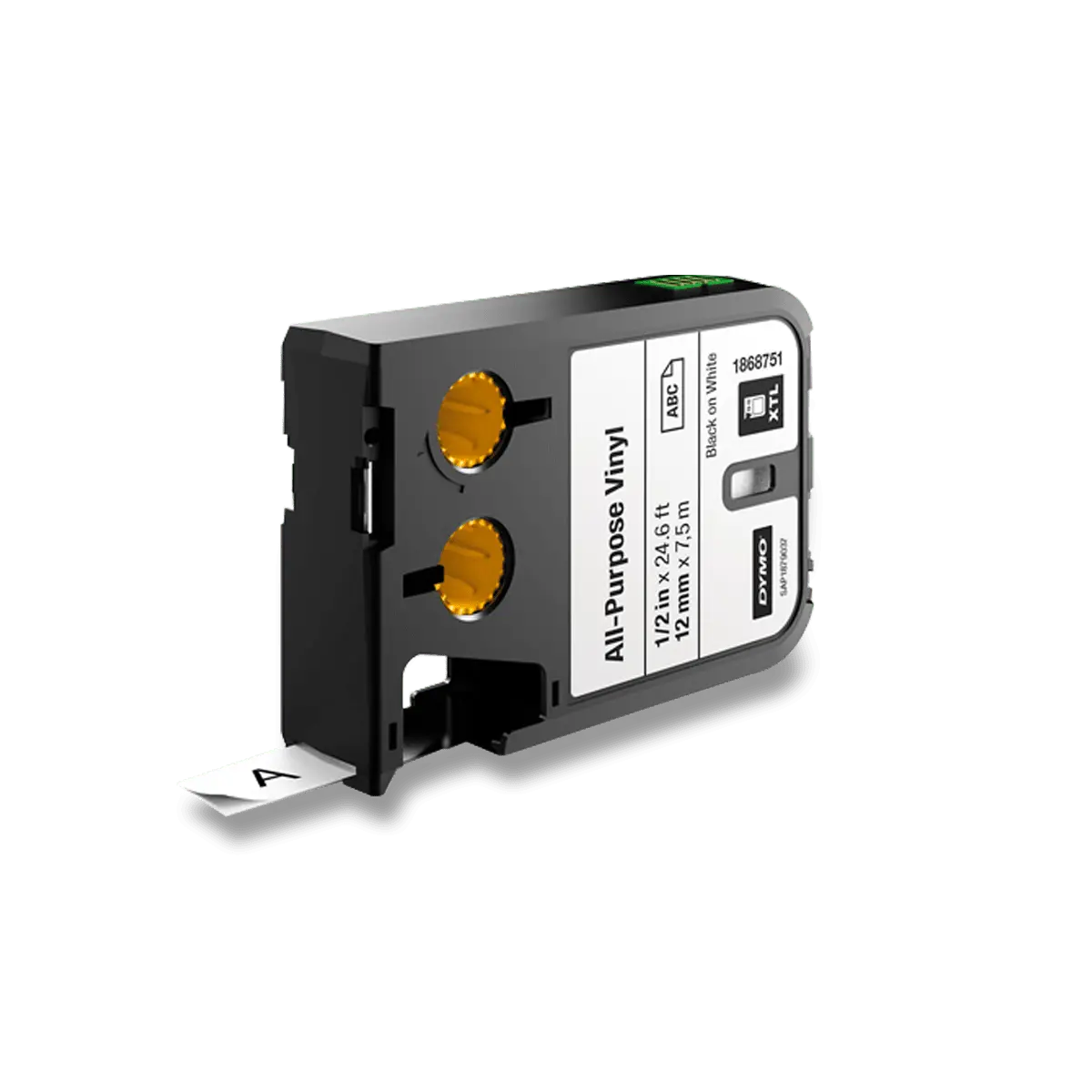 Dymo XTL 1868751 - originální univerzální pásky - černo-bílá, 12 mm × 7 m