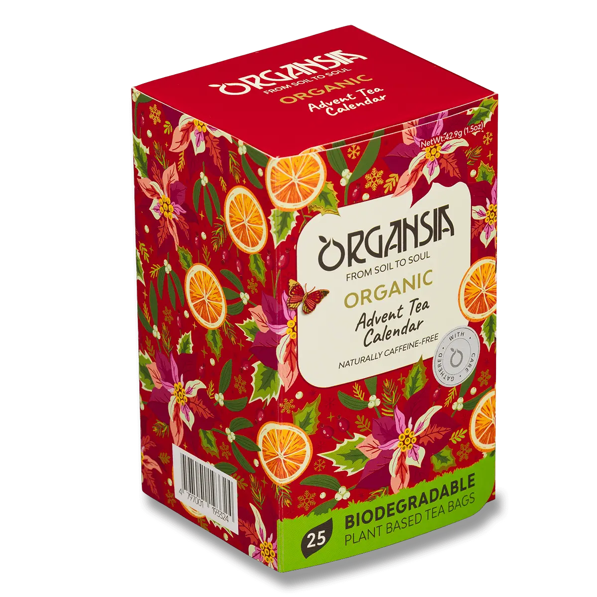 ORGANSIA BIO Advent Calendar Assorted papír 25 sáčků