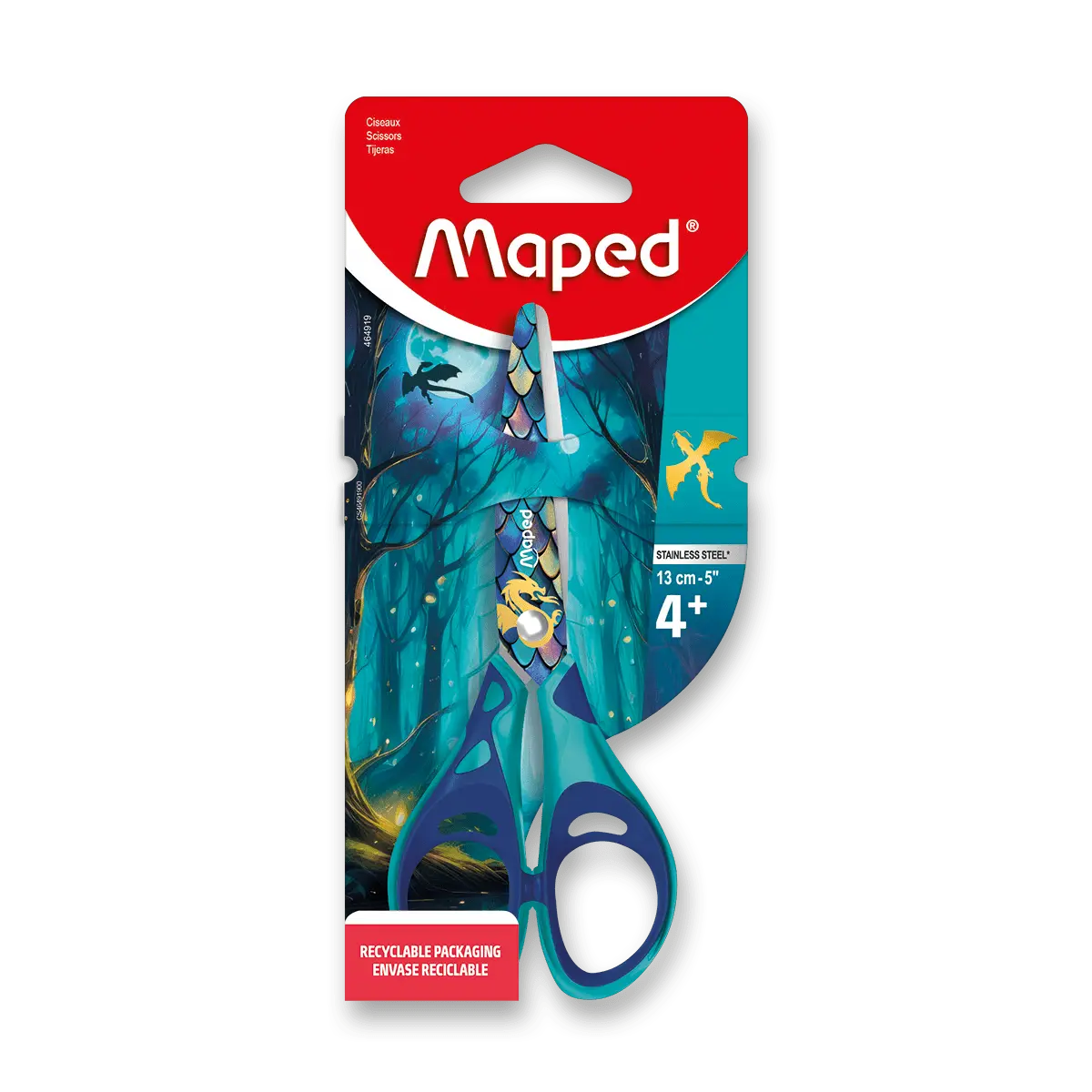 Maped Dragon - nůžky - 13 cm, blistr