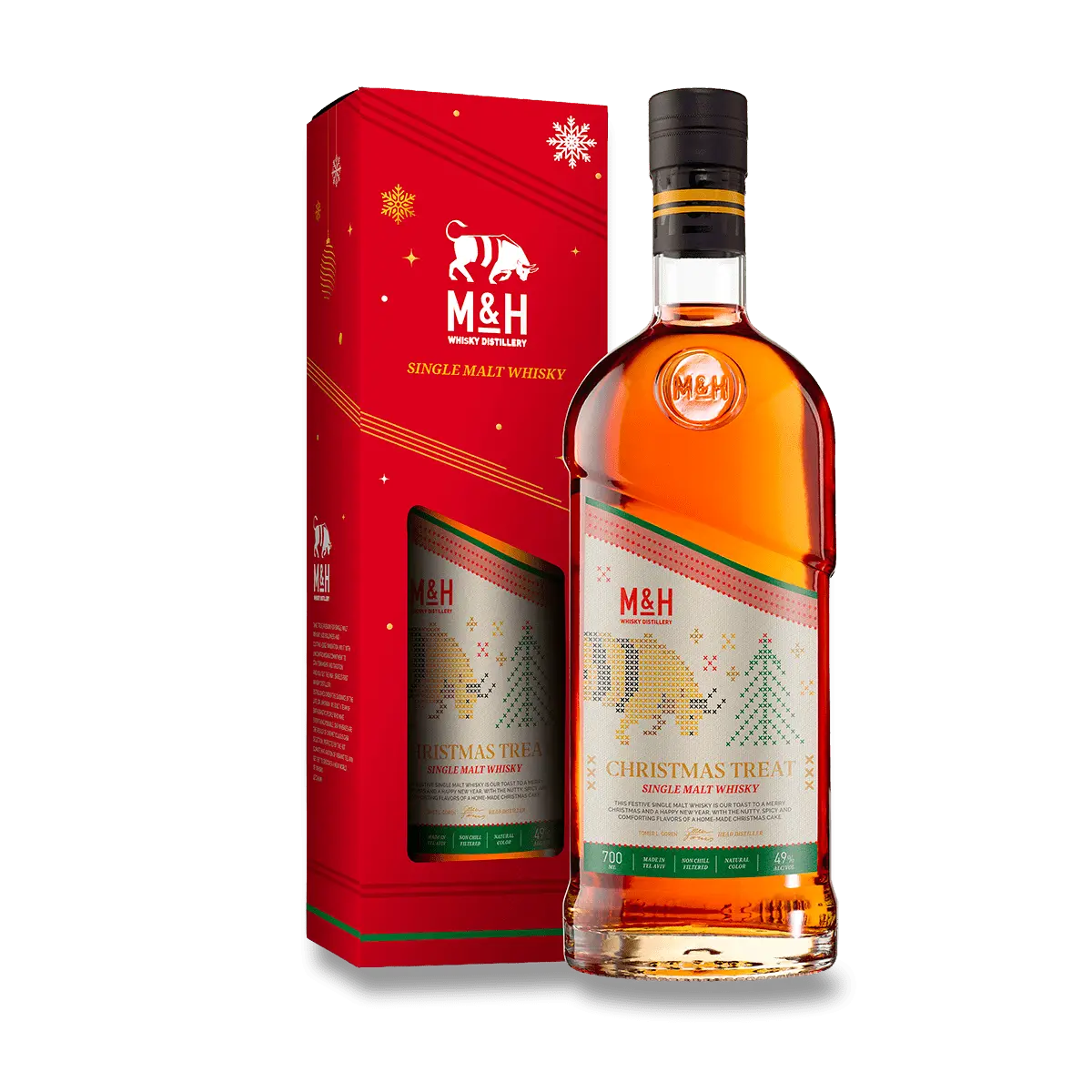 M&H Distillery Christmas Treat - whisky - 0,7 l