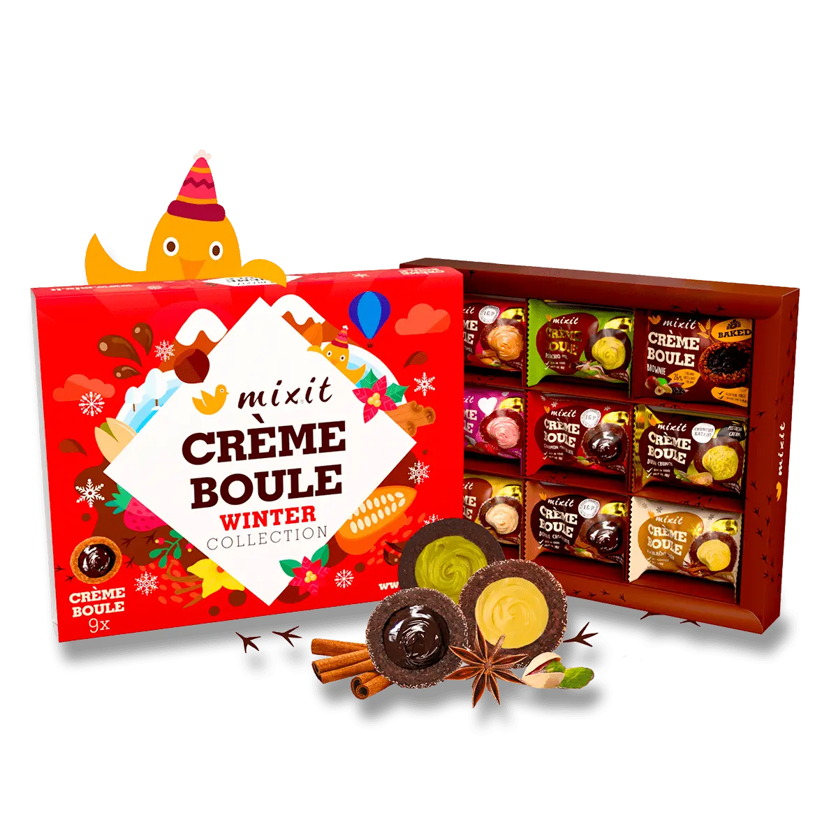 Mixit Vánoční Bouleniéra – degustační sada Crème boulí - 270 g