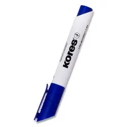 Popisovač K-MARKER na bílé tabule a flip charty, kulatý hrot 3 mm, modrý