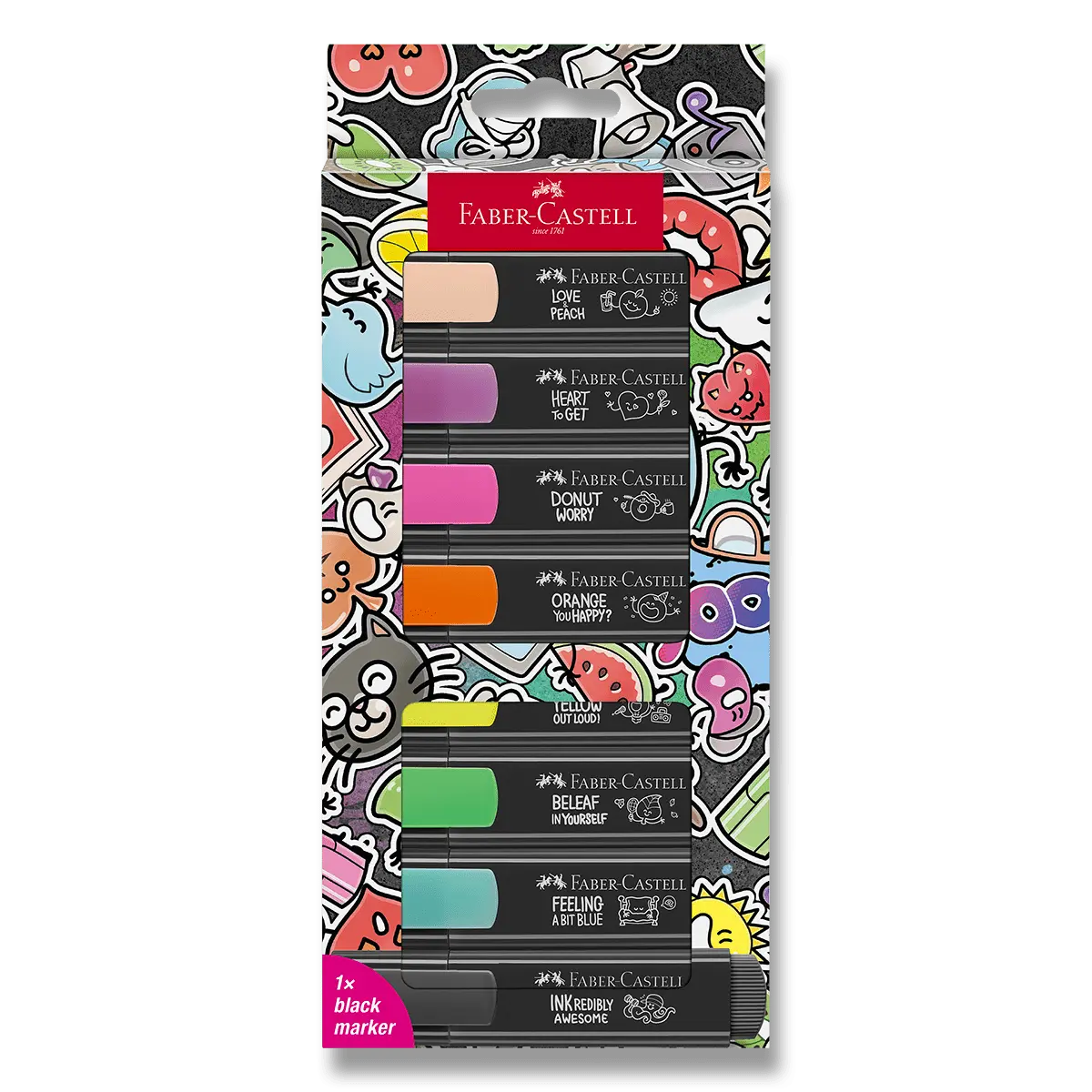 Faber-Castell Textliner 46 Graffiti - zvýrazňovače - 8 ks