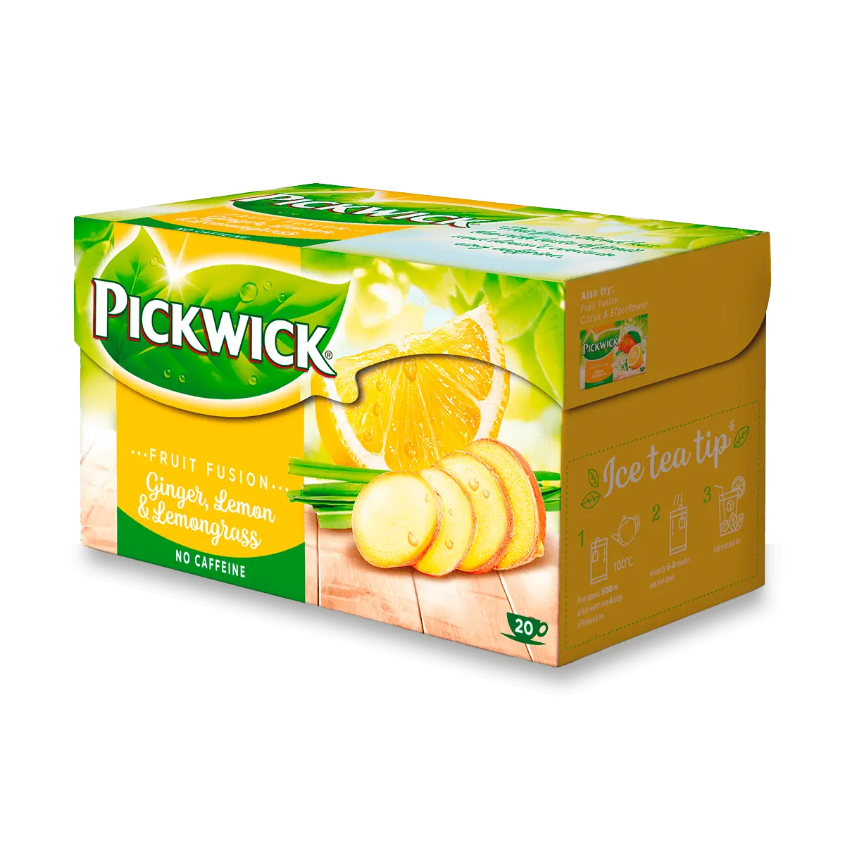 Čaj Pickwick zázvor, citron, citr. tráva