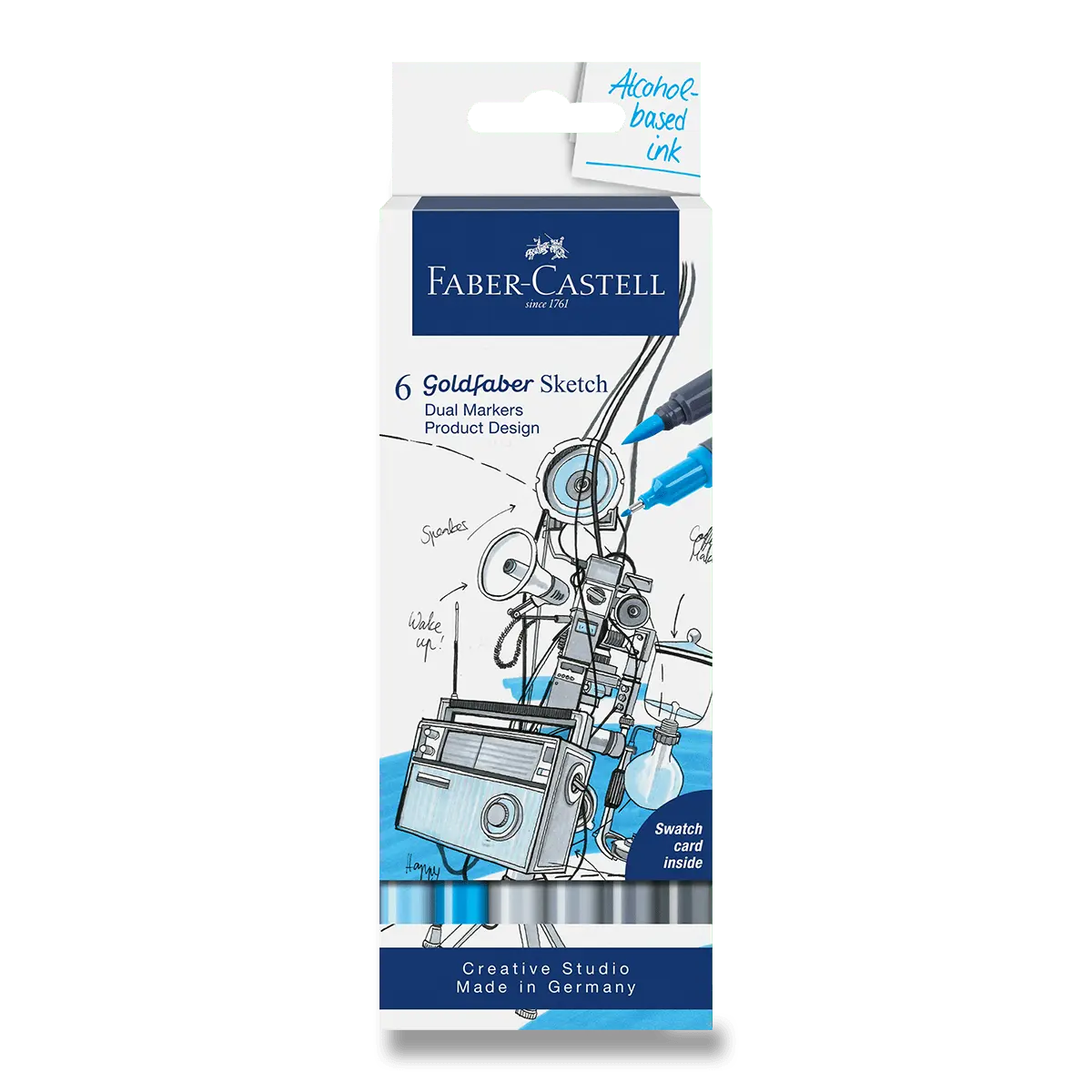 Popisovače Gofa Sketch Dual set 6 Product design