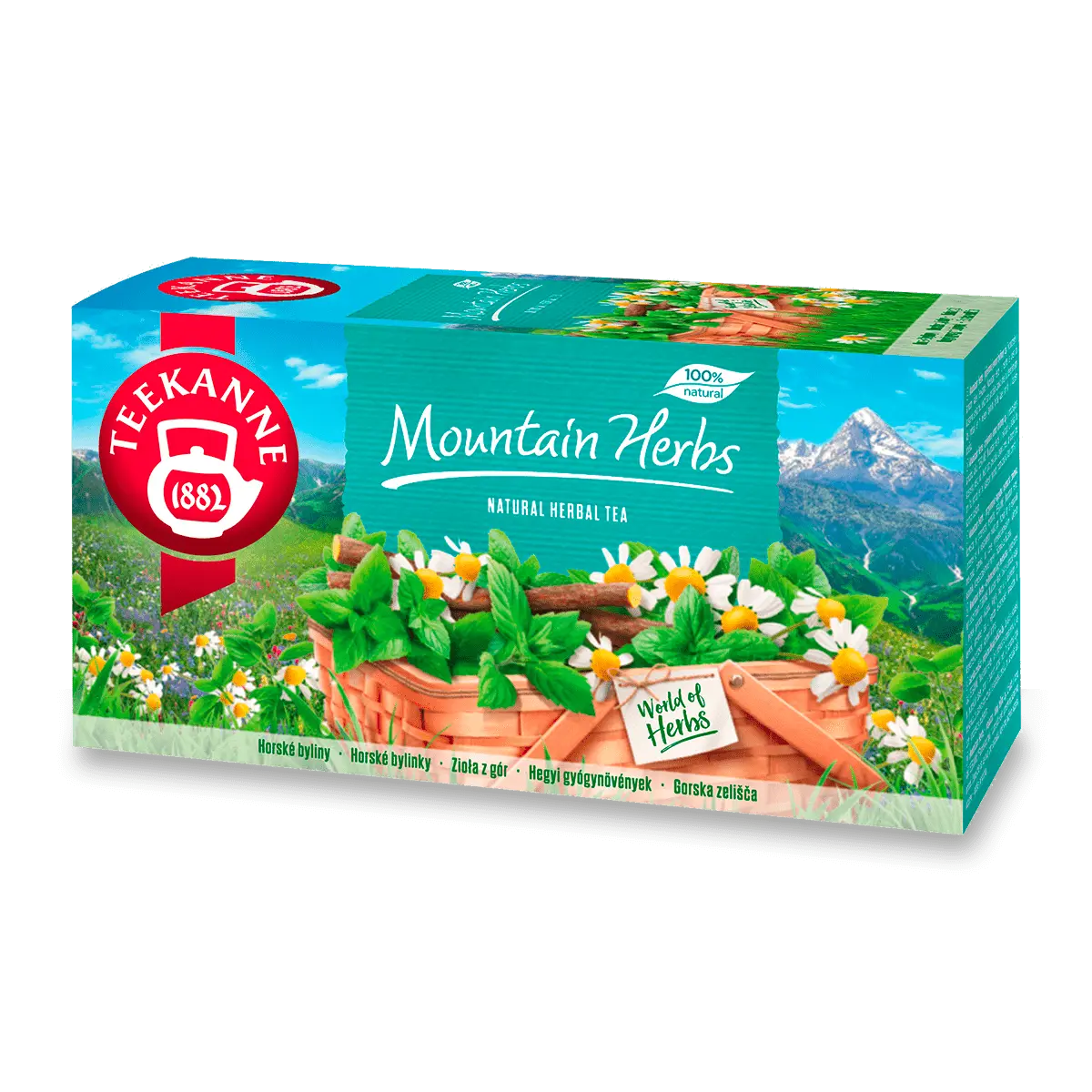 Teekanne - bylinný čaj - Mountain Herbs