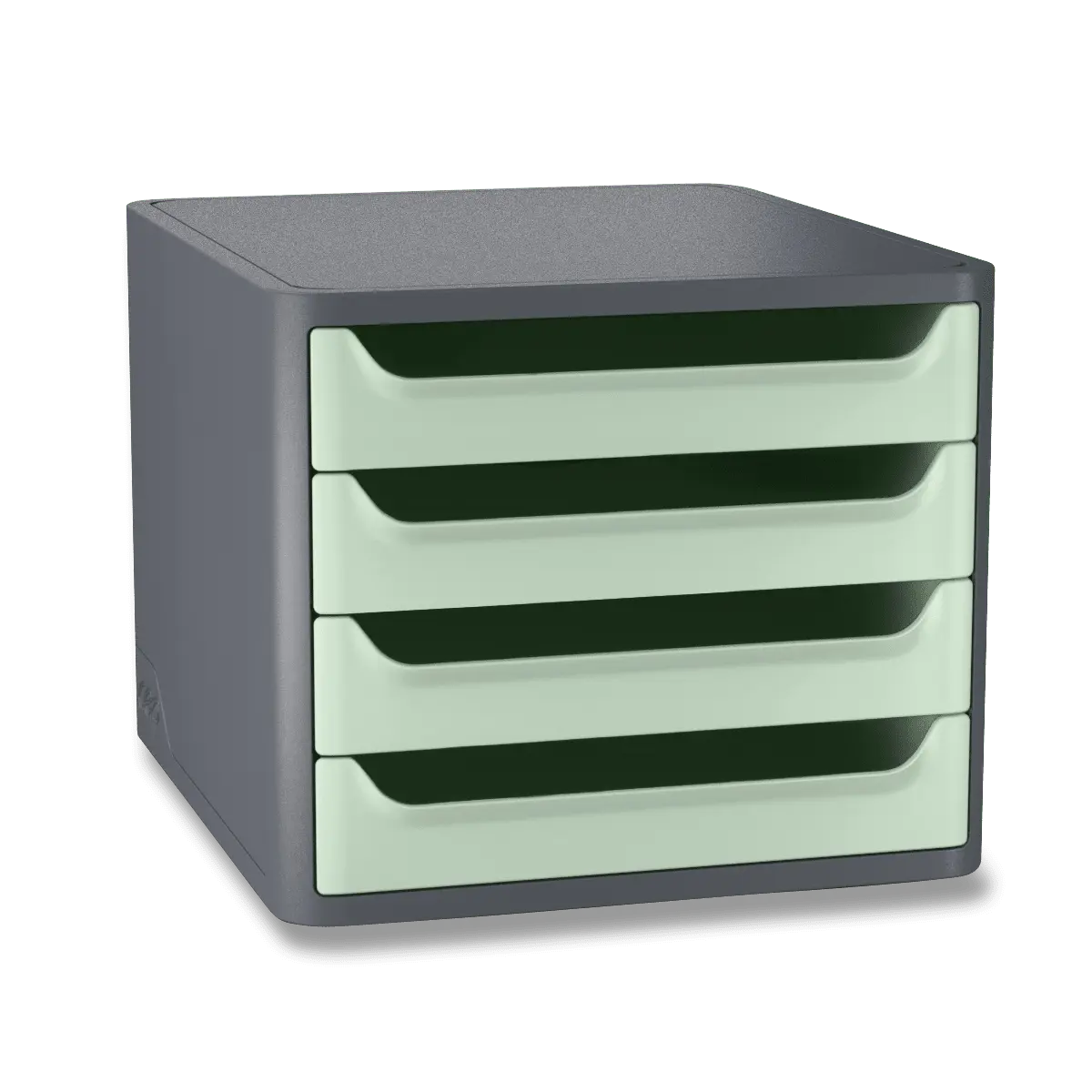 CEP First Greenspirit - zásuvkový box - šedý / zelený