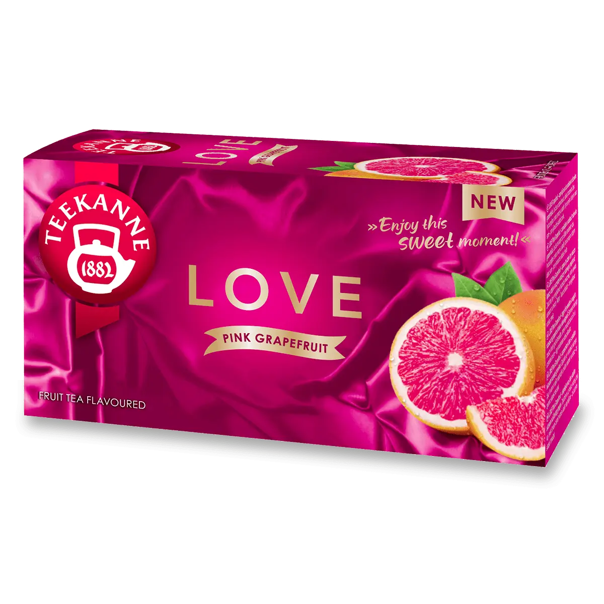Ovocný čaj Teekanne LOVE Pink Grapefruit 20x 2,25g