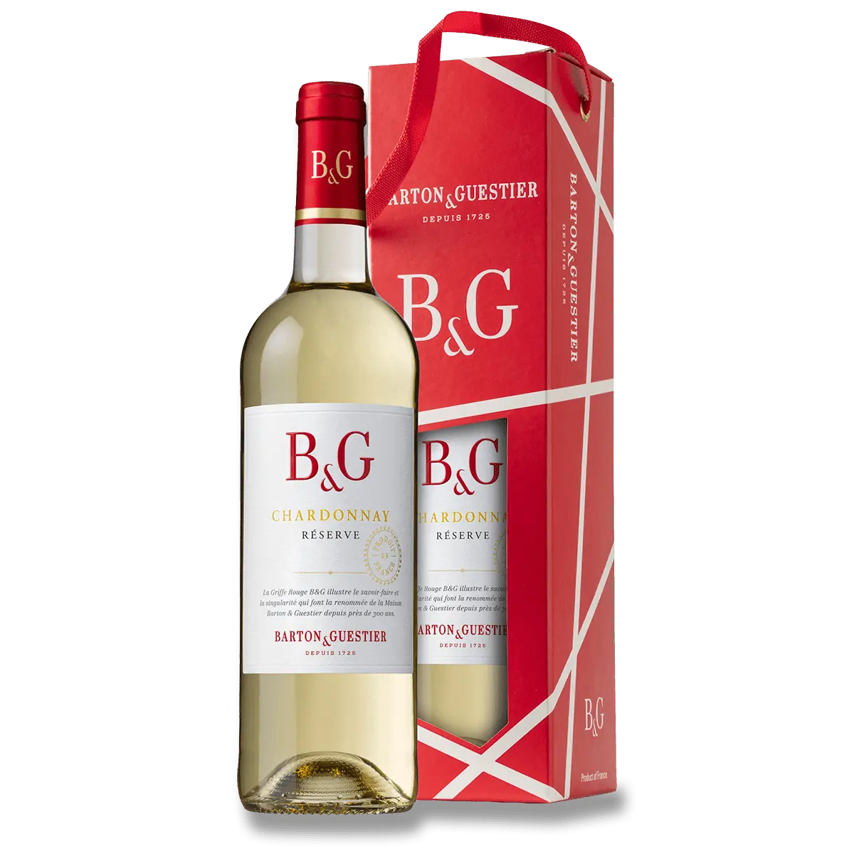 B&G Chardonnay Reserve IGP - bílé víno - 0,75 l, dárkové balení