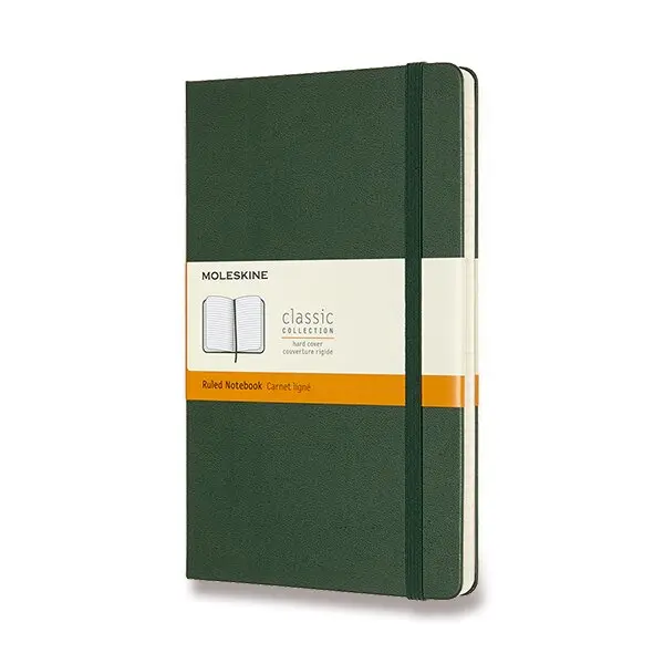 Moleskine - zelený zápisník