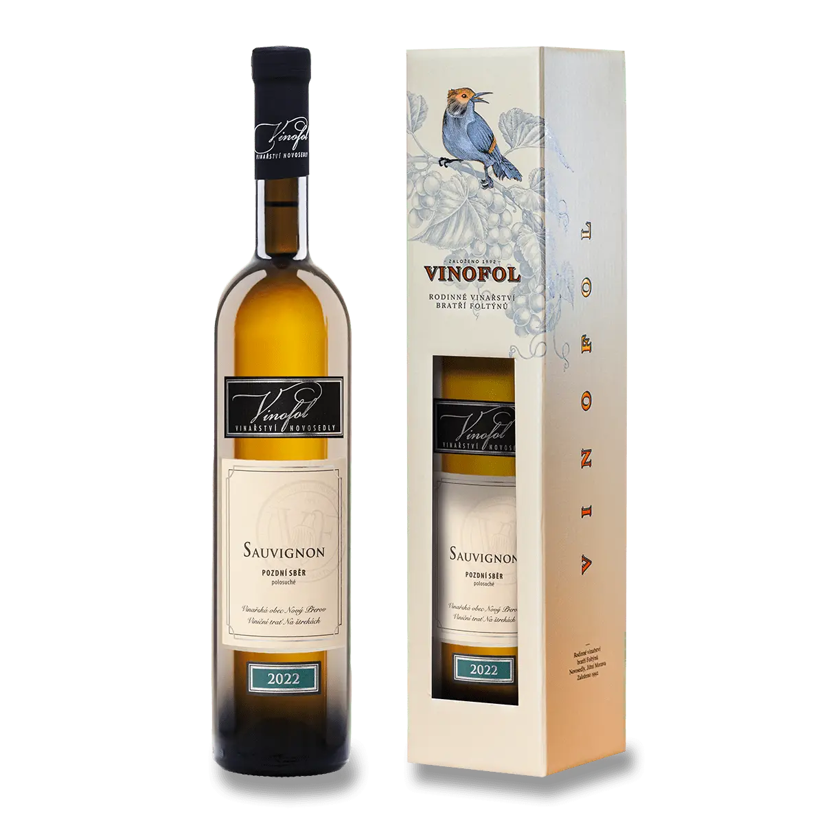 Sauvignon PS - bílé víno - 0,75 l, dárkové balení