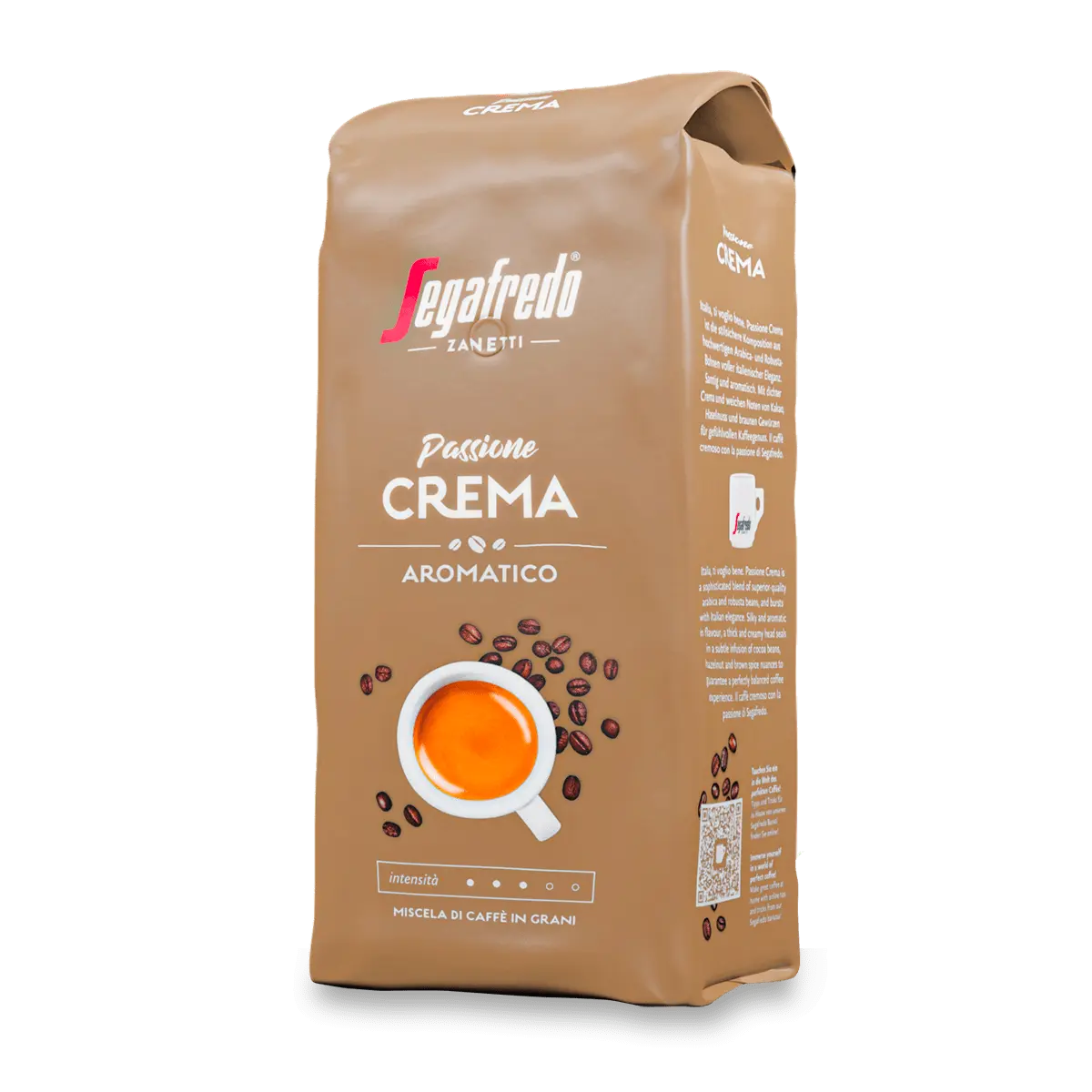 Segafredo Passione Crema Káva zrnková 1 kg