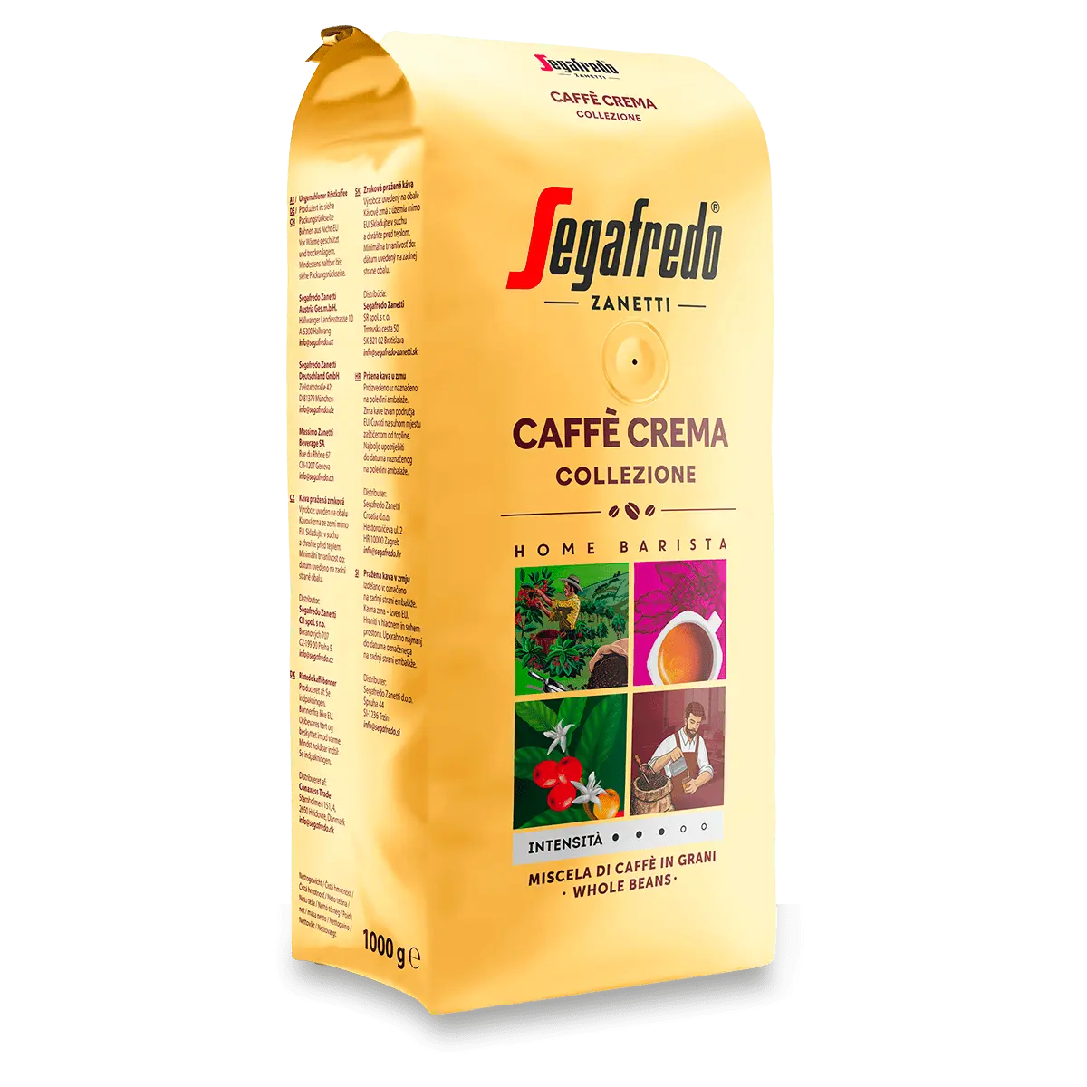 Zrnková káva Segafredo - Caffé Crema Collezione, 1 kg