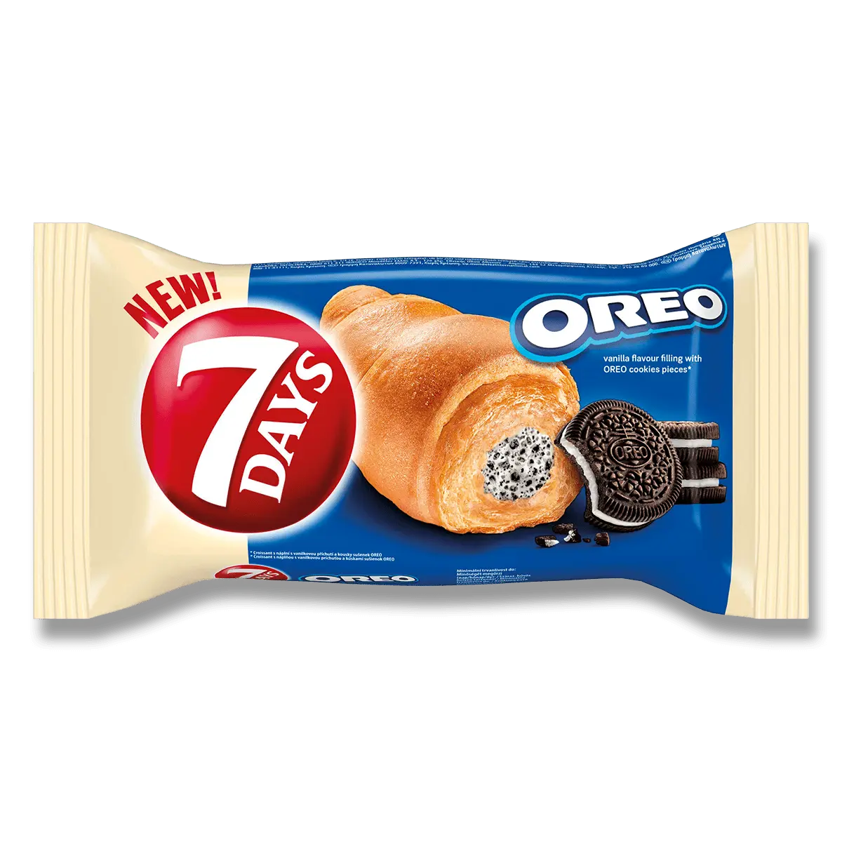 7 Days Croissants - pečivo s náplní - Oreo, 60 g