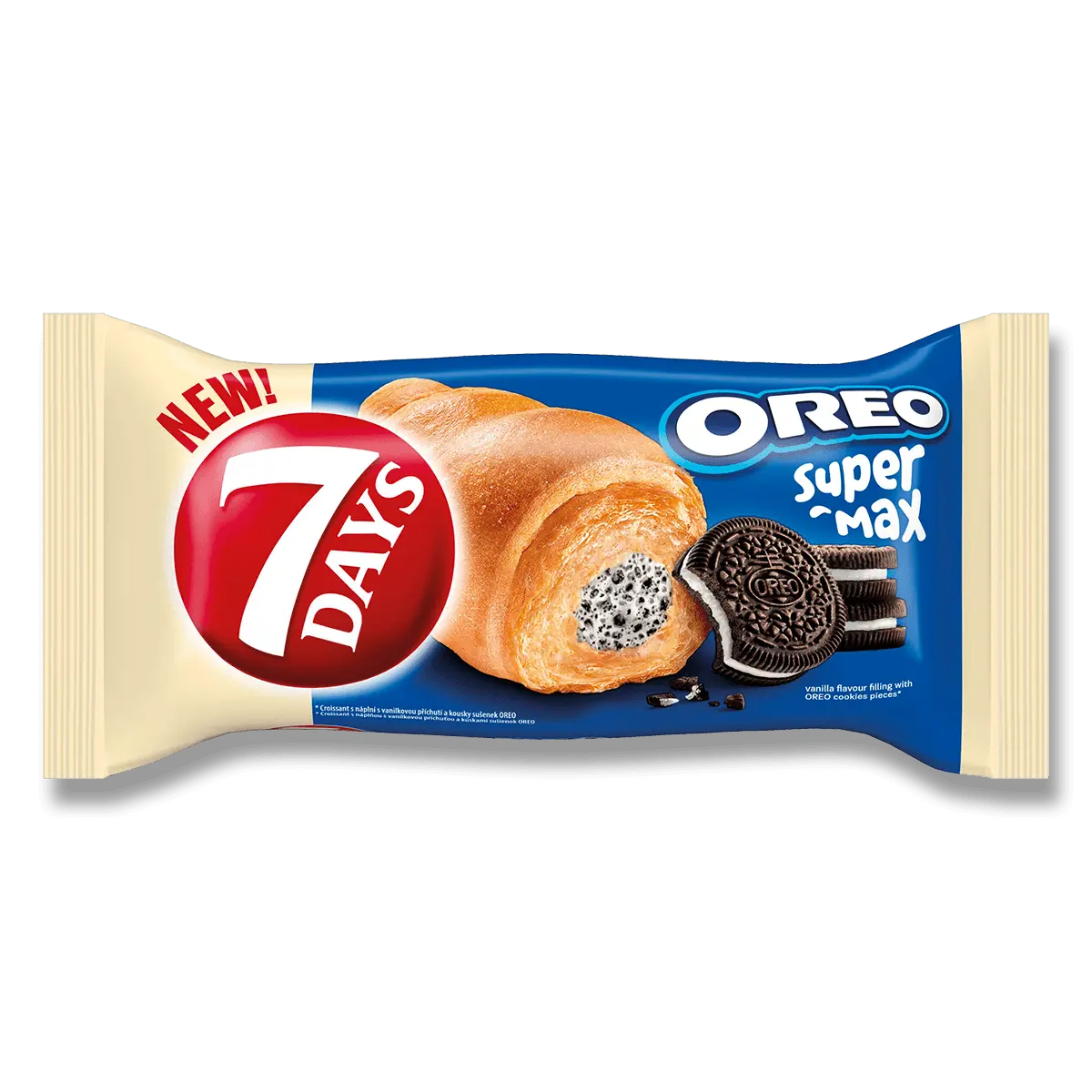 7 Days Croissants - pečivo s náplní - Oreo, 98 g