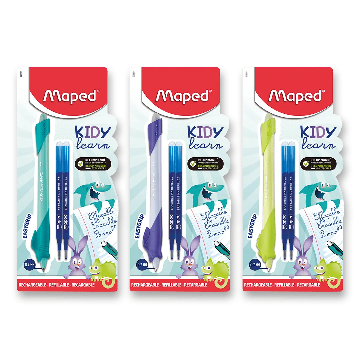 Maped Kidy Learn Magic - gumovací pero - mix motivů