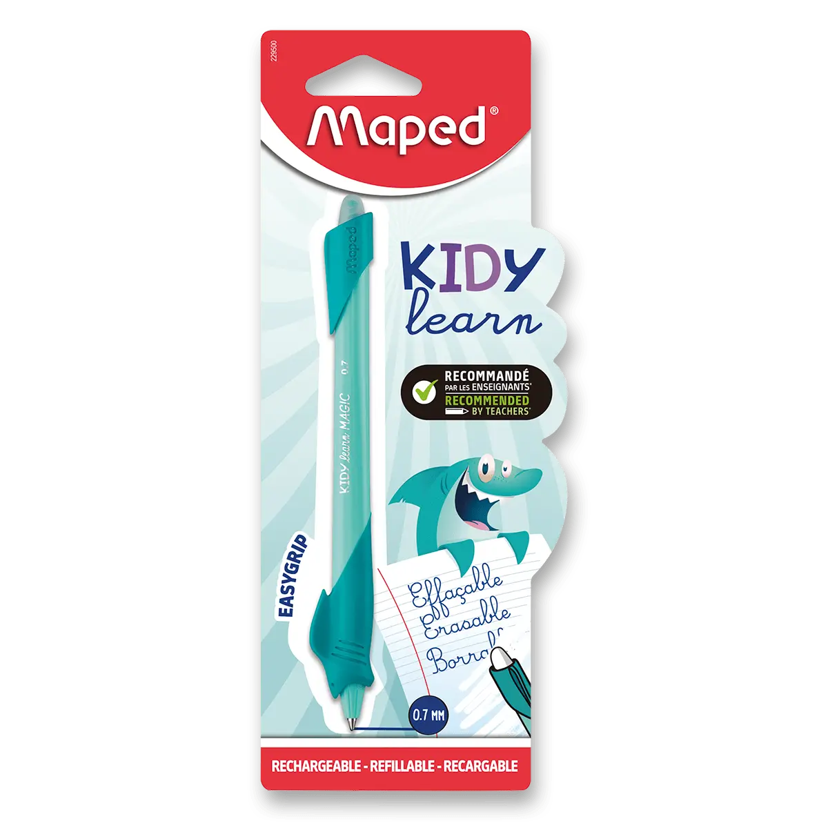 Maped Kidy Learn Magic Shark - gumovací pero - žralok