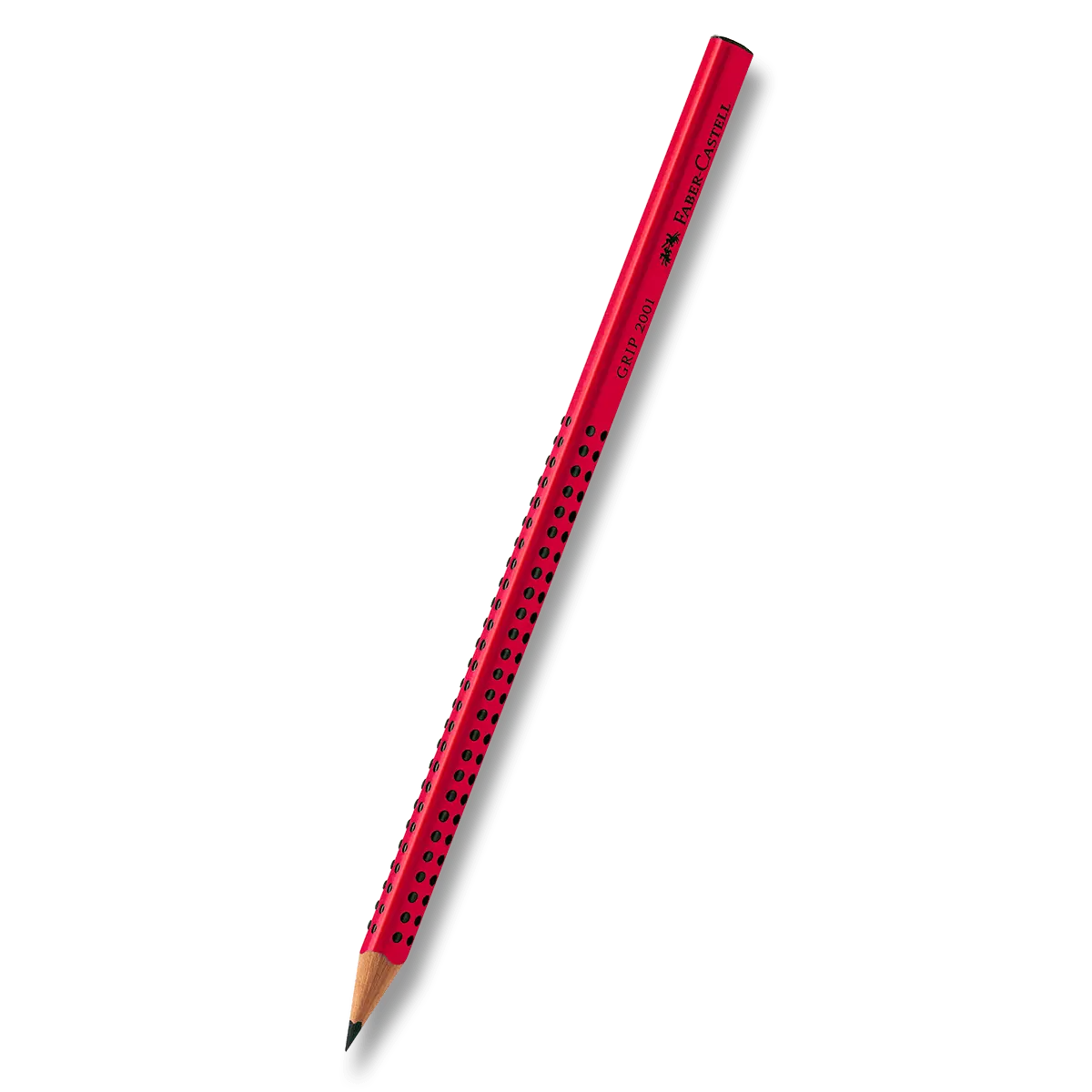 Faber-Castell Grip 2001 - grafitová tužka - tvrdost B, červená