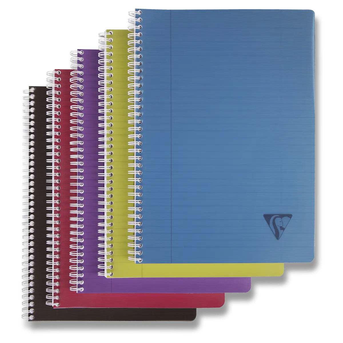 Clairefontaine Linicolor Intensive - kroužkový blok - A4, 90 l., linkovaný, mix barev