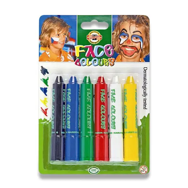 Koh-i-noor 4610 - barvy na obličej - 6 barev