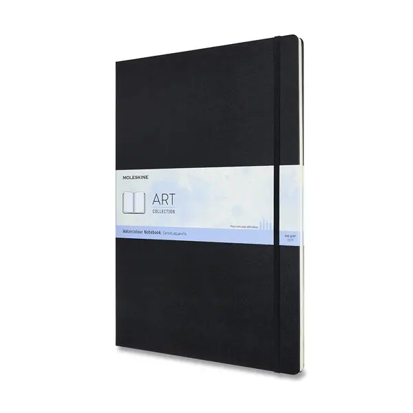 Skicář Moleskine Watercolour Notebook A3, černý