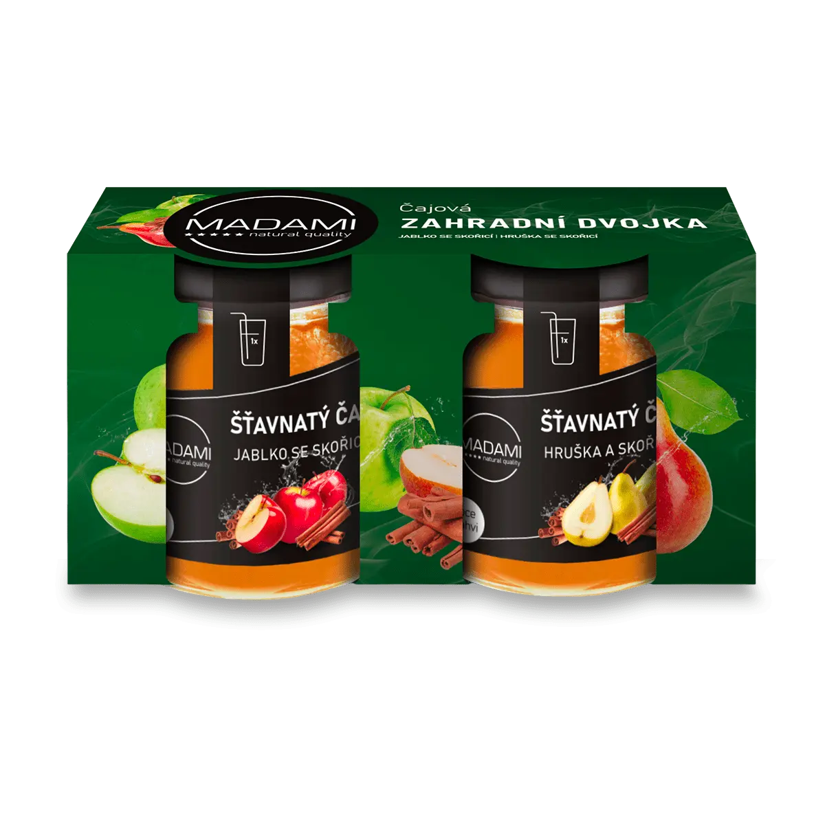 Madami Zahradní dvojka - dárková sada šťavnatých čajů - 2 x 55 g