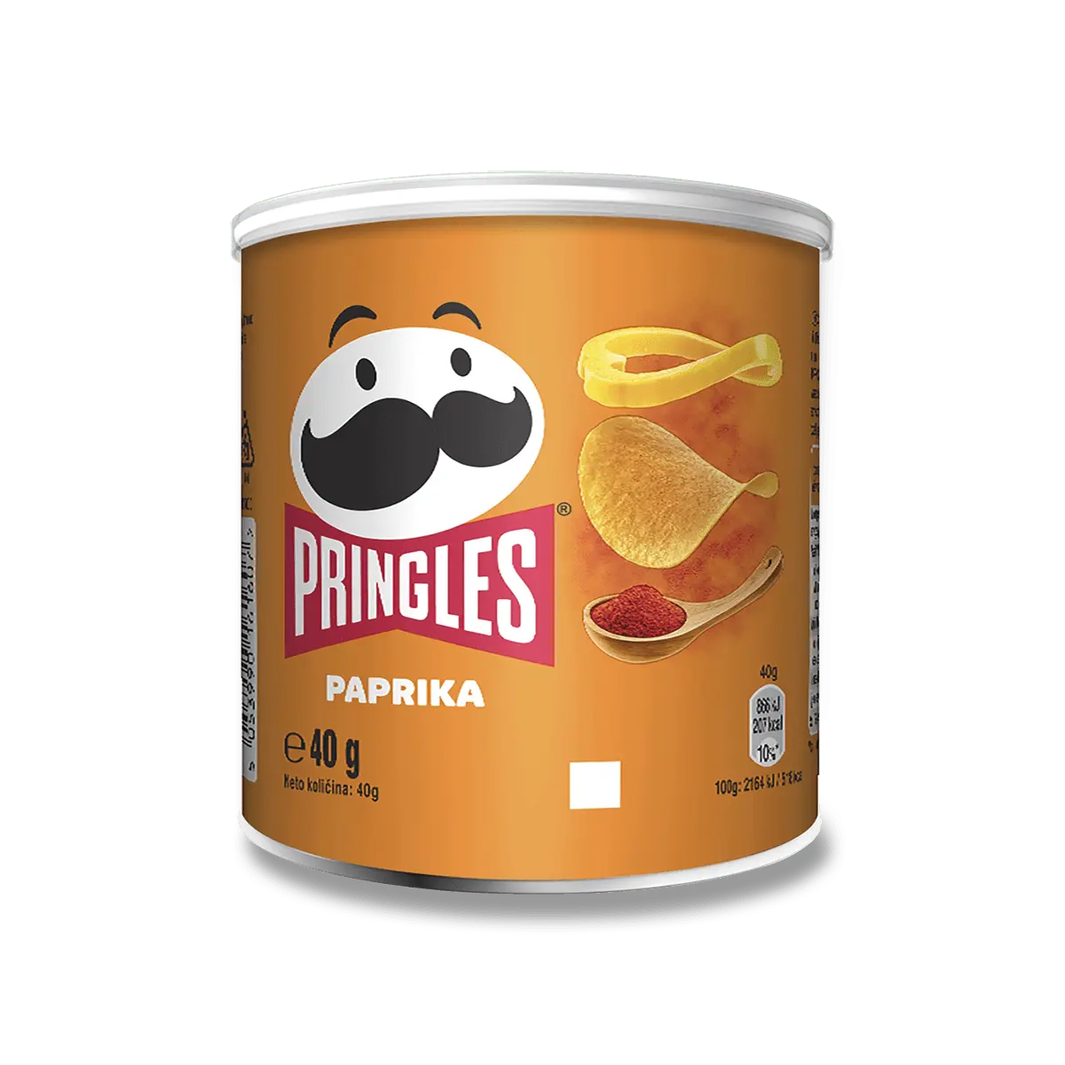 Pringles - slané snacky - Paprika, 40 g