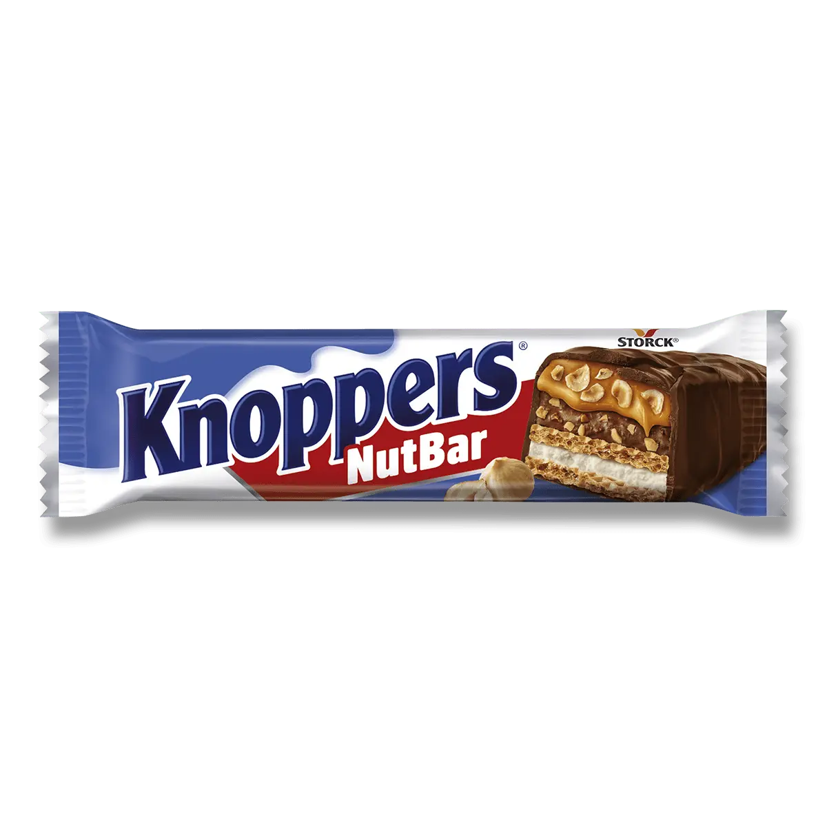 Knoppers NutBar - čokoládová tyčinka - lískooříšková, 40 g