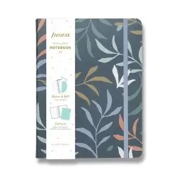 Filofax Notebook Botanical - zápisník A5 - modrý