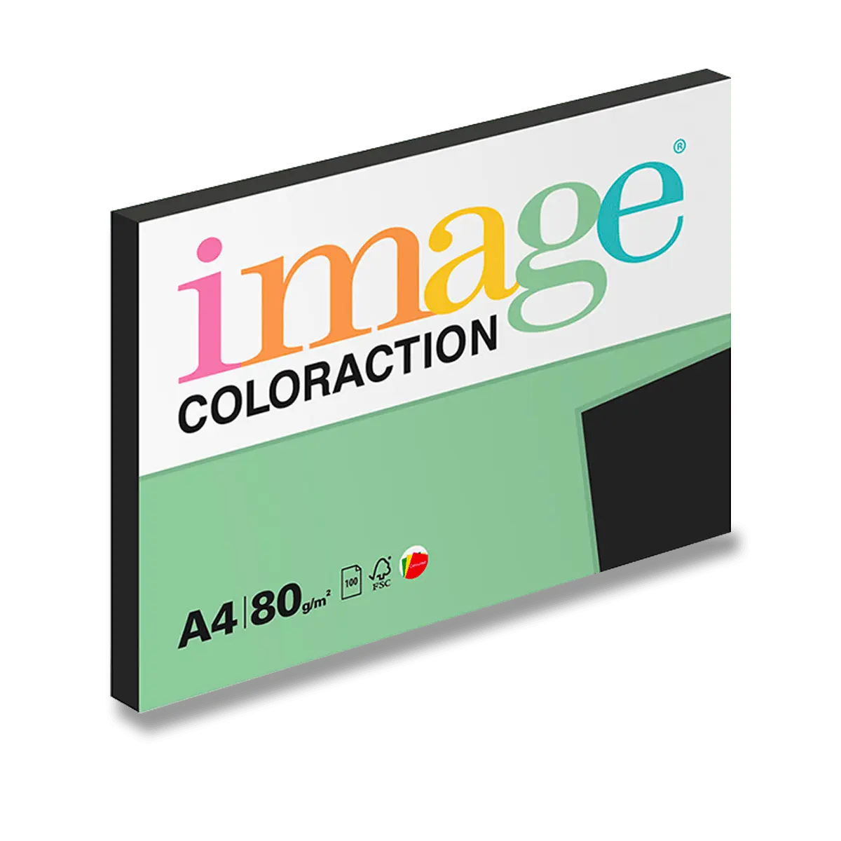 Coloraction A4 80 g 100 ks - Black/sytá černá