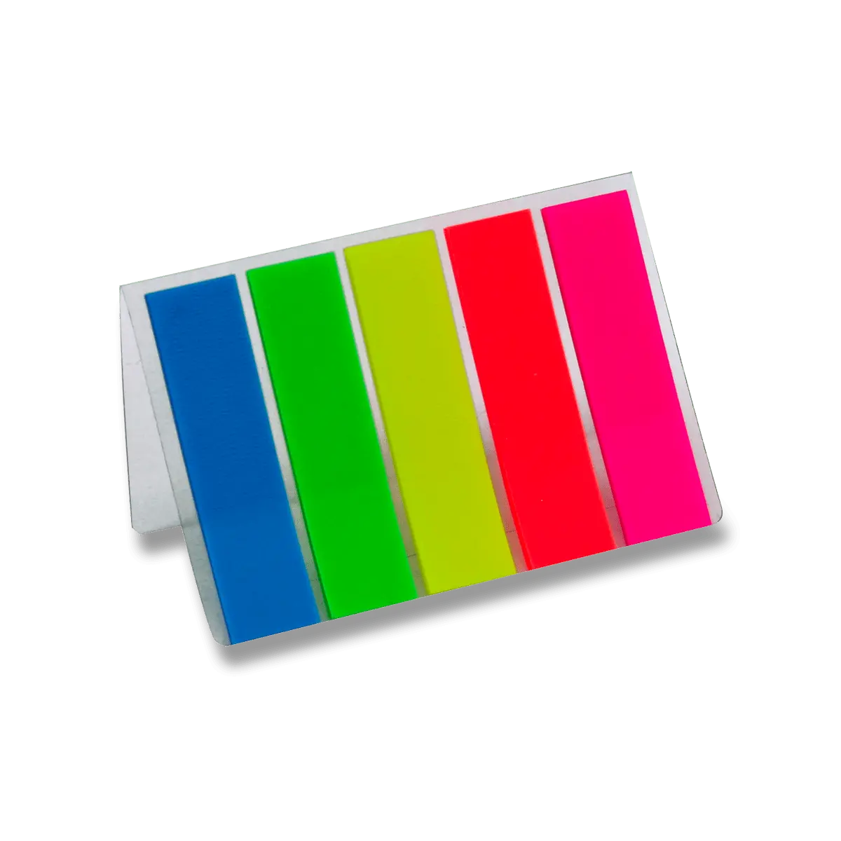 CONCORDE Samolepicí záložky plastové, neon 12 × 48 mm