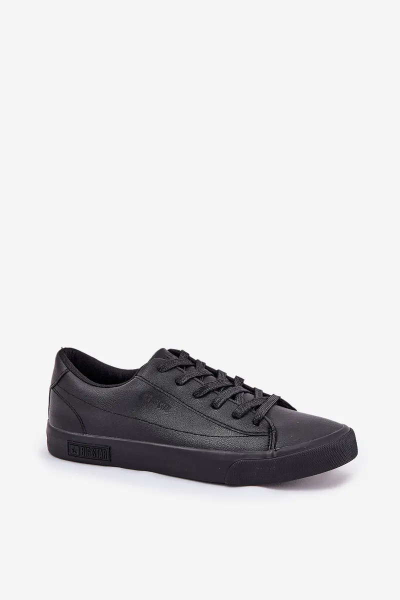 BIG STAR SHOES Pánské Klasické Nízké Tenisky Z Eko Kůže Big Star