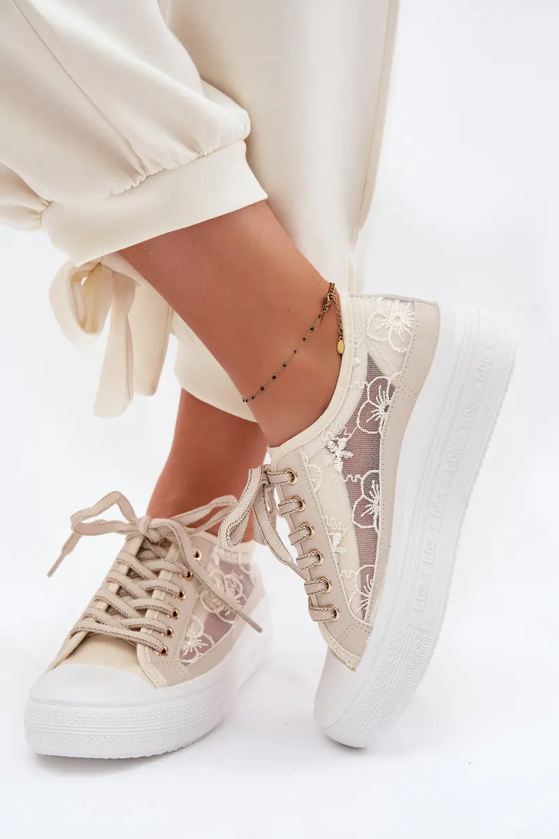 Lee Cooper LCW-26-44-4481L Dámské tenisky béžové 38