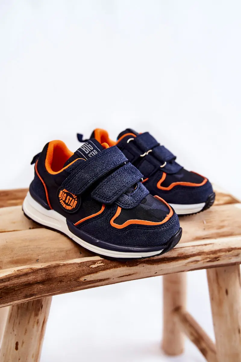 BIG STAR SHOES Dětská sportovní obuv na suchý zip Memory Foam System Big Star